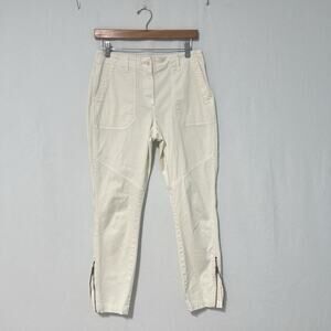 Guideboat Co. Pants Womens Size 26 Ivory Pockets Nautical Outdoor Beach Casual